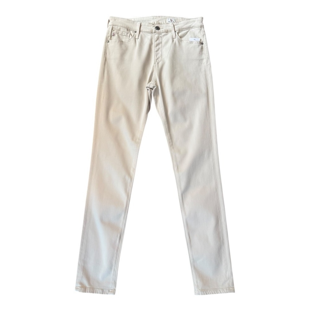 AG Adriano Goldschmied The Farrah Skinny Ankle Jeans Cream High Rise 4 27 ASWW19
